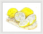 Tart Cutting Board - Framed Print
