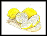 Tart Cutting Board - Framed Print