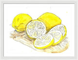 Tart Cutting Board - Framed Print