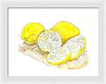 Tart Cutting Board - Framed Print
