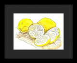 Tart Cutting Board - Framed Print
