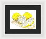 Tart Cutting Board - Framed Print