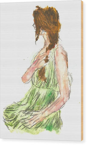 The Braid - Wood Print