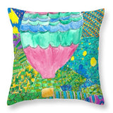 Way Up In The Clouds - Throw Pillow