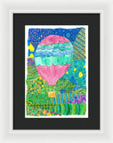 Way Up In The Clouds - Framed Print