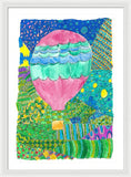 Way Up In The Clouds - Framed Print