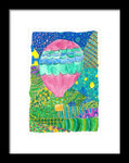 Way Up In The Clouds - Framed Print