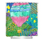 Way Up In The Clouds - Shower Curtain