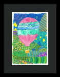 Way Up In The Clouds - Framed Print