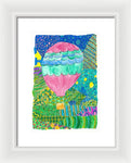 Way Up In The Clouds - Framed Print