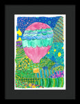 Way Up In The Clouds - Framed Print