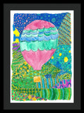 Way Up In The Clouds - Framed Print
