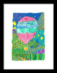 Way Up In The Clouds - Framed Print