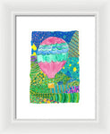 Way Up In The Clouds - Framed Print