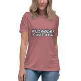 Misandry is not real Women's Relaxed T-Shirt